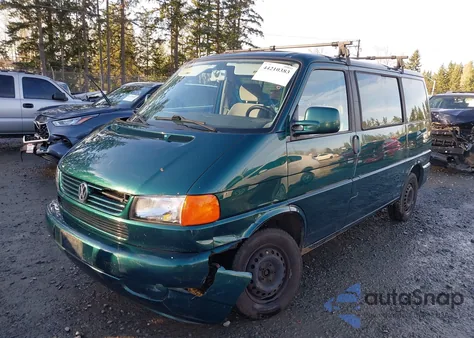 2000 Volkswagen Eurovan Mv from USA, damaged, VIN WV2MH4708YH136589